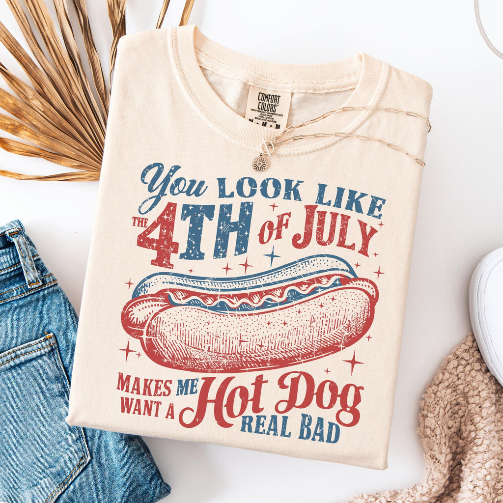 Comfort Colors Like 4th July Makes Want Dog Real Bad 4th July Independence Day (1)