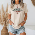 250 Years Freedom Bella Canvas Retro American Flag Usa Flag 4th July Proud Patriotic American (1)
