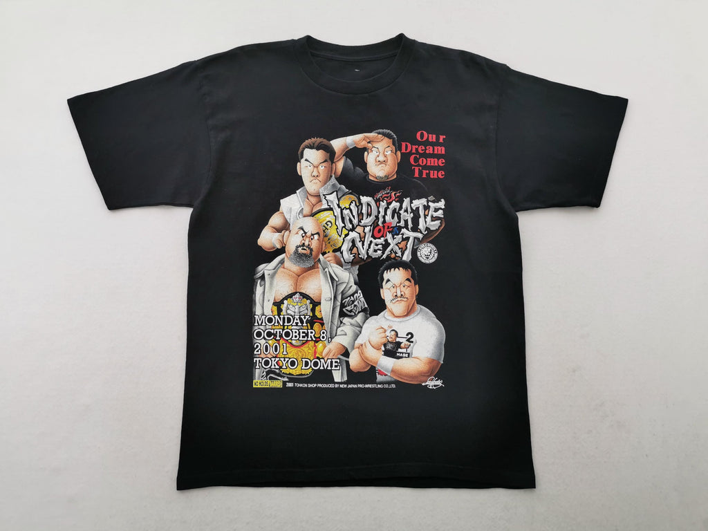 Japan Pro Wrestling Vintage Njpw Indicate Next Tokyo Dome Sakai Tee Size (1)