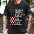 Personalized Legend Husband Dad Grandpa Custom Family Name July 4th Dad Dad America Father'S Day Dad (1)