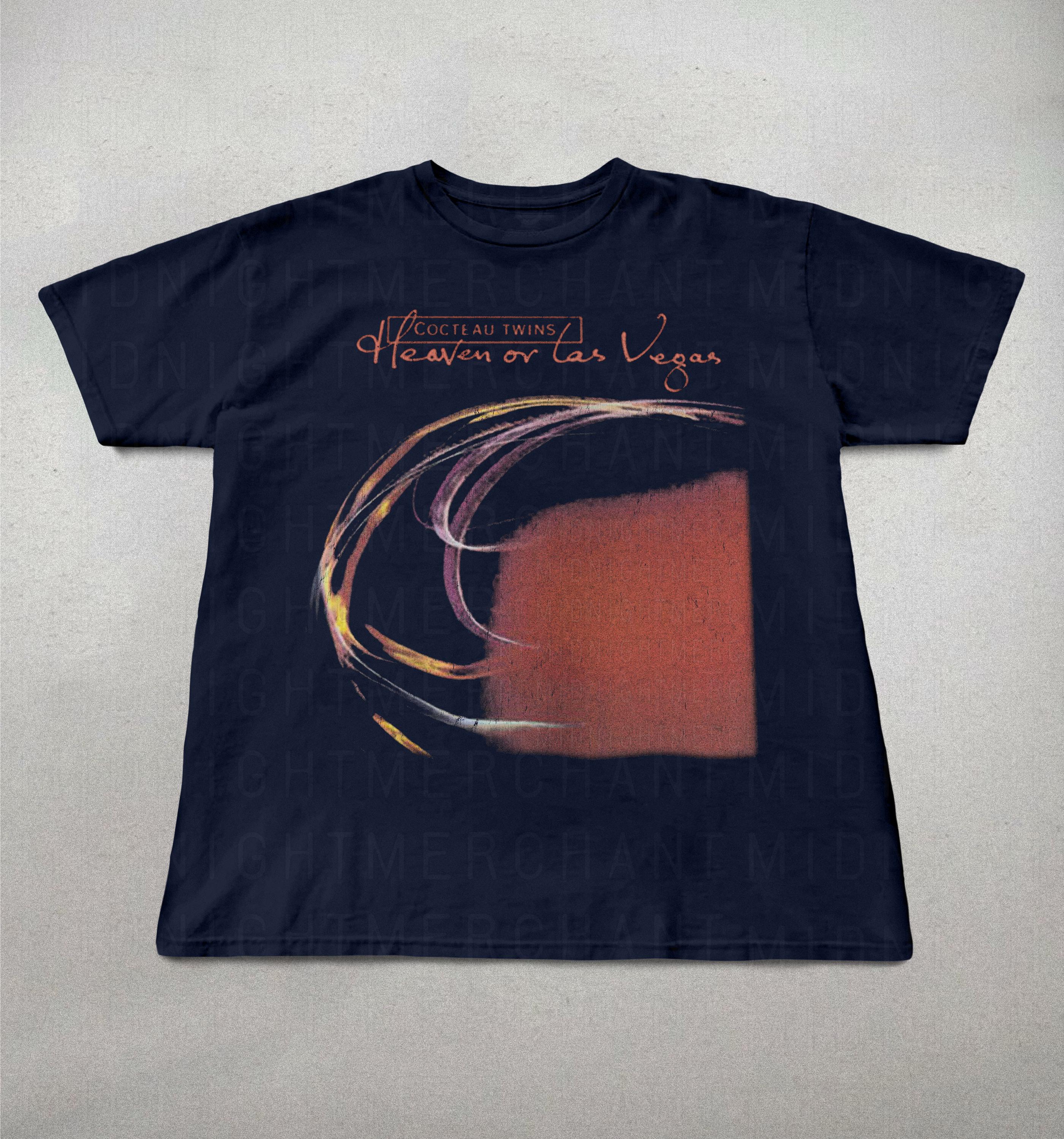 Cocteau Twins 90s Band Band Tees Heaven Las Vegas Album Tee Shoegaze (1)