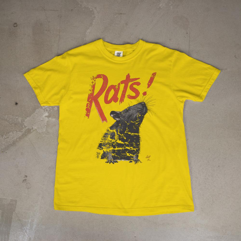 Vintage Rats Grunge Retro Distressed Unisex T-shirt, Sweatshirt, Hoodie (1)