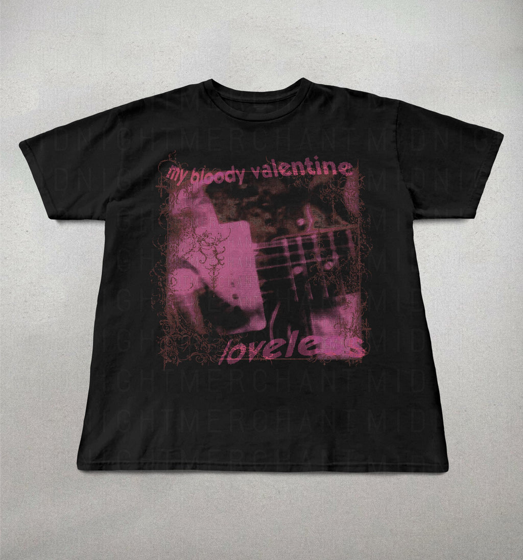 Bloody Valentine Loveless 90s Shoegaze Band Tee 90s Retro Y2k Loveless Tee (1)