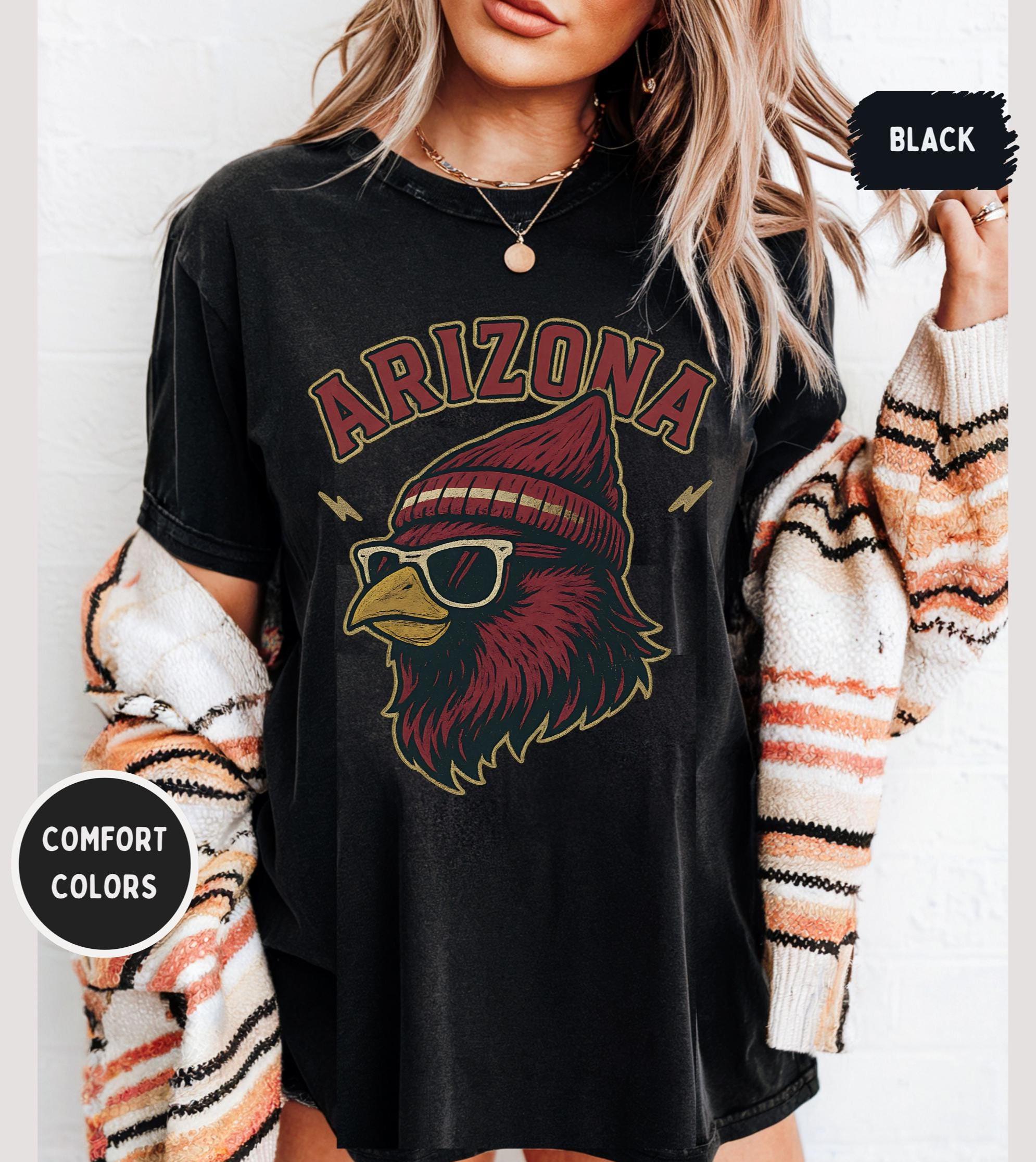 Vintage Arizona Football Comfort Colors Retro Distressed College Sports Garment-Dyed Tee (1)
