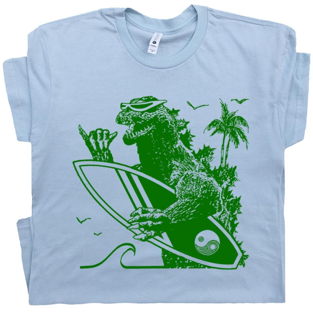 Surfing Vintage Surf Ladies Guys Surfboard Retro Surfing Surfer Tee (1)
