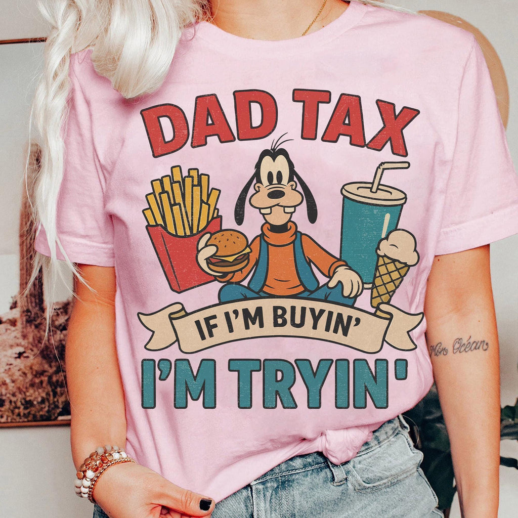 Disney Dad Comfort Colors Goofy Movie Dad Father'S Day Tee Him Daddy Disney Family Trip (2)