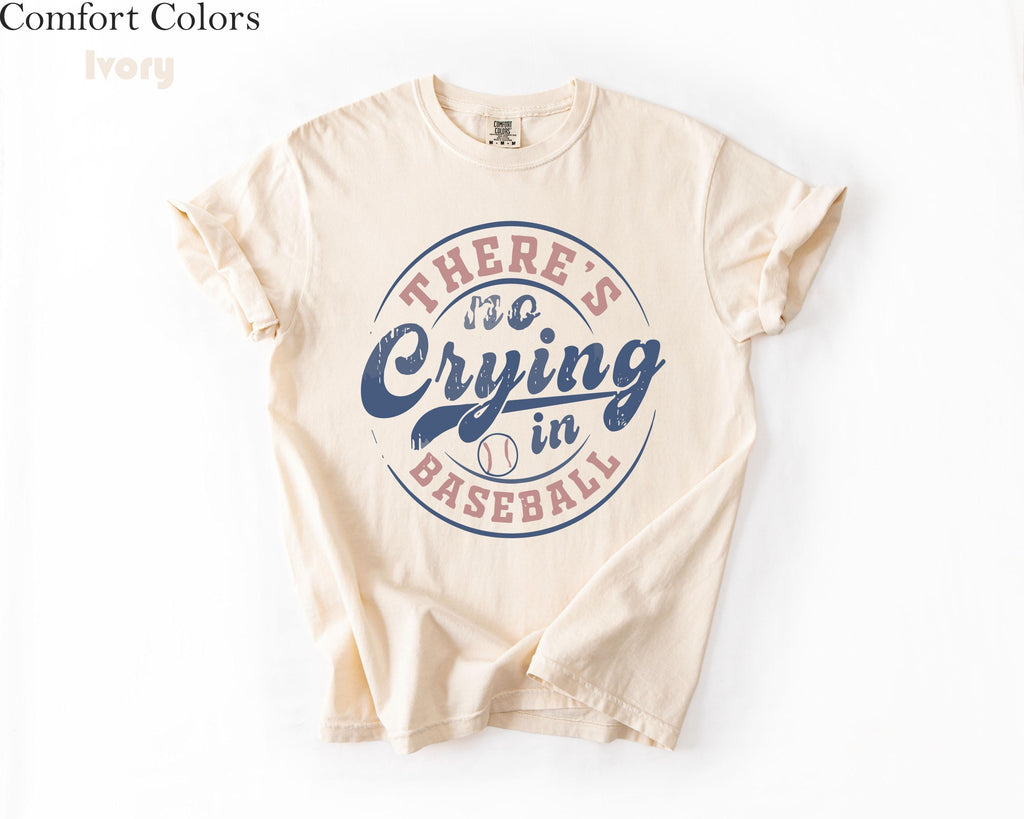 Comfort Colors Baseball Crying Baseball Baseball Game Day Baseball Mom Baseball Tee (2)