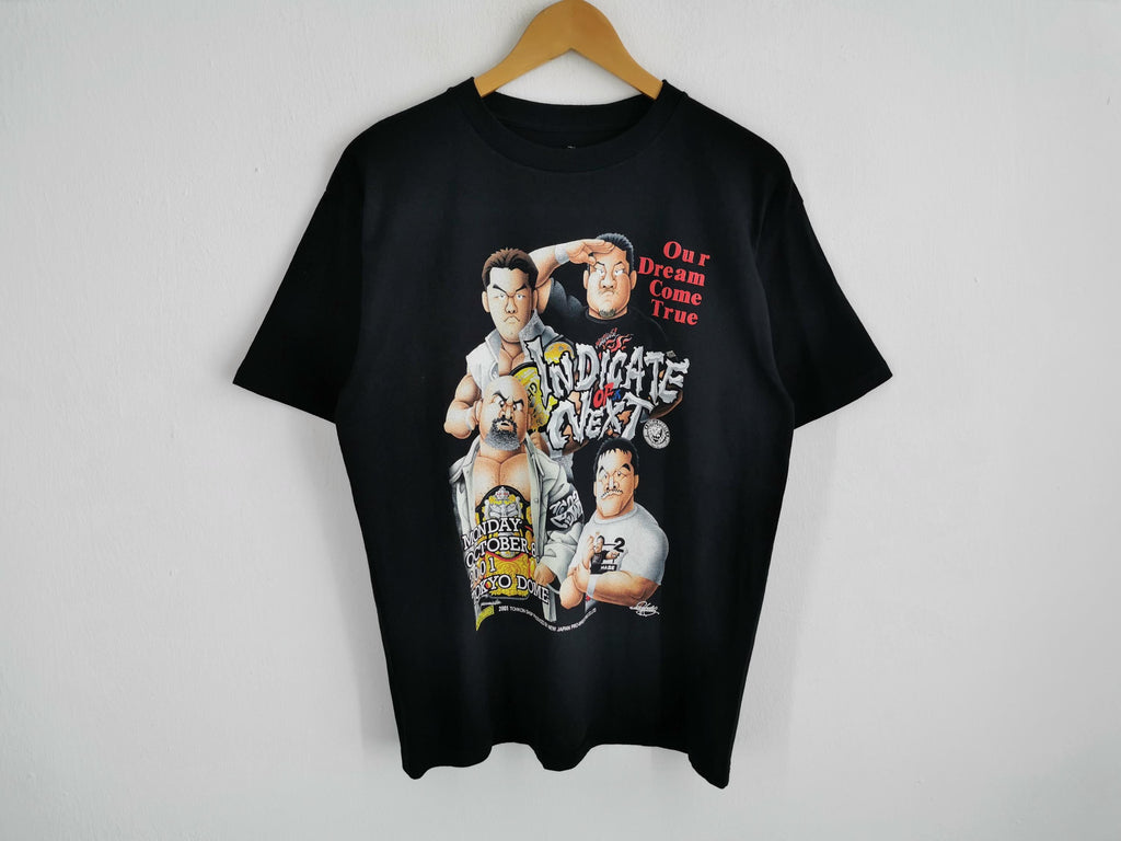 Japan Pro Wrestling Vintage Njpw Indicate Next Tokyo Dome Sakai Tee Size (2)
