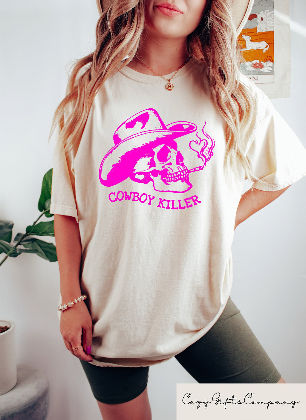 Cowboy Killer Rodeo Western Oversized Groovy Comfor Country Concer Western (2)