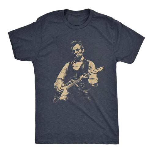 Abraham Lincoln Guitar Retro Political Humor Tee Unisex T-shirt, Sweatshirt, Hoodie (2)