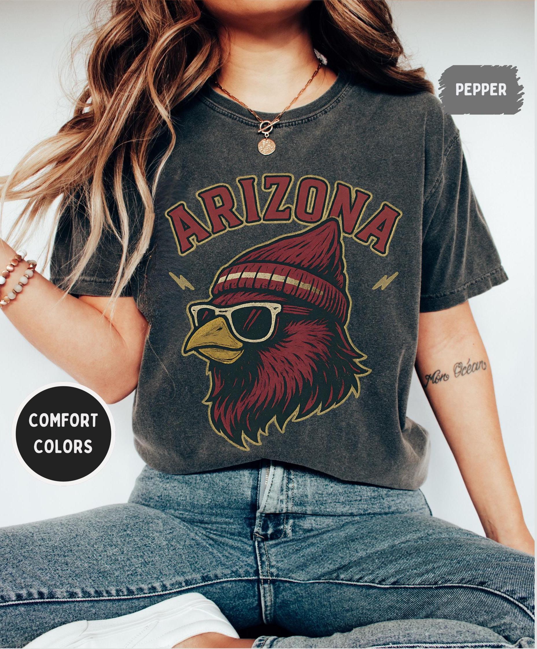 Vintage Arizona Football Comfort Colors Retro Distressed College Sports Garment-Dyed Tee (2)