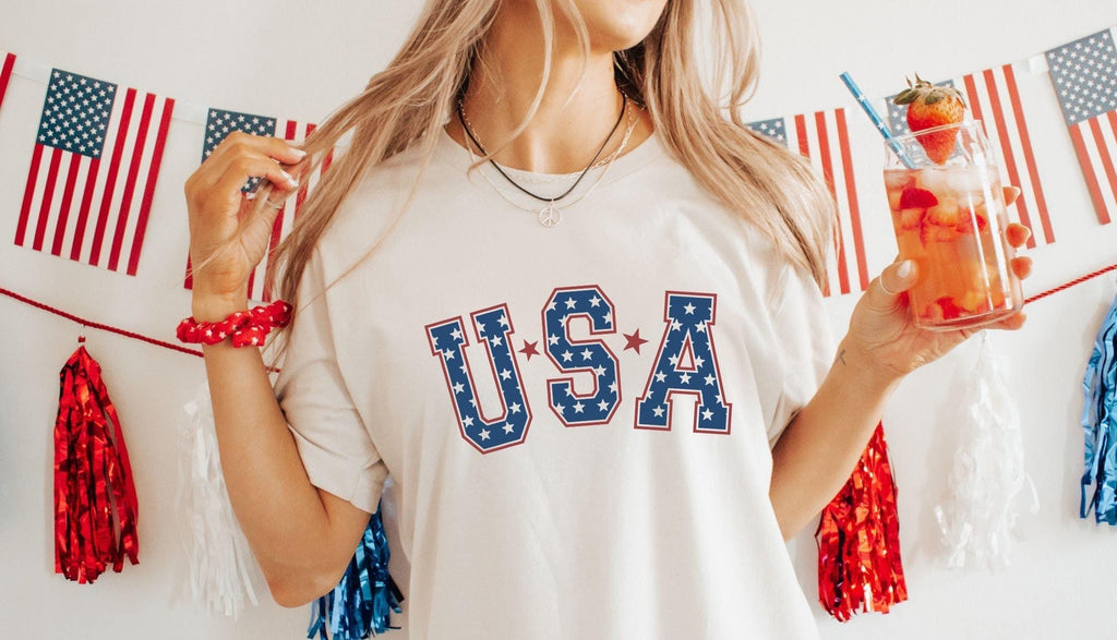 Retro Usa 4th July American Retro Usa Oversized Tee Merica Usa Tee (2)