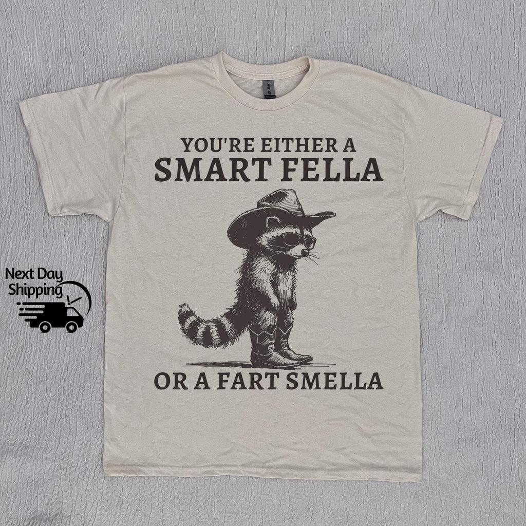 Retro Smart Fella Raccoon 90s Raccoon Vintage Vintage 90s Washed Vintage Distressed (2)