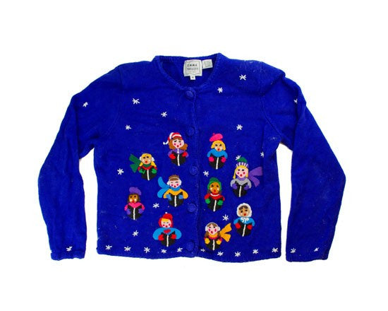 Just A Little Flat-Small Christmas Sweater
