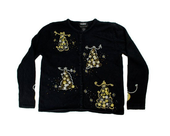 Shiny Trees-Small Christmas Sweater