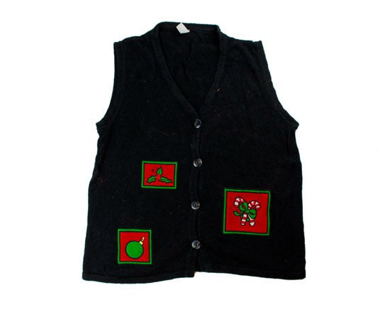Simple Squares-Small Christmas Sweater