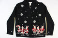 Singing Santas, Small, Christmas sweater