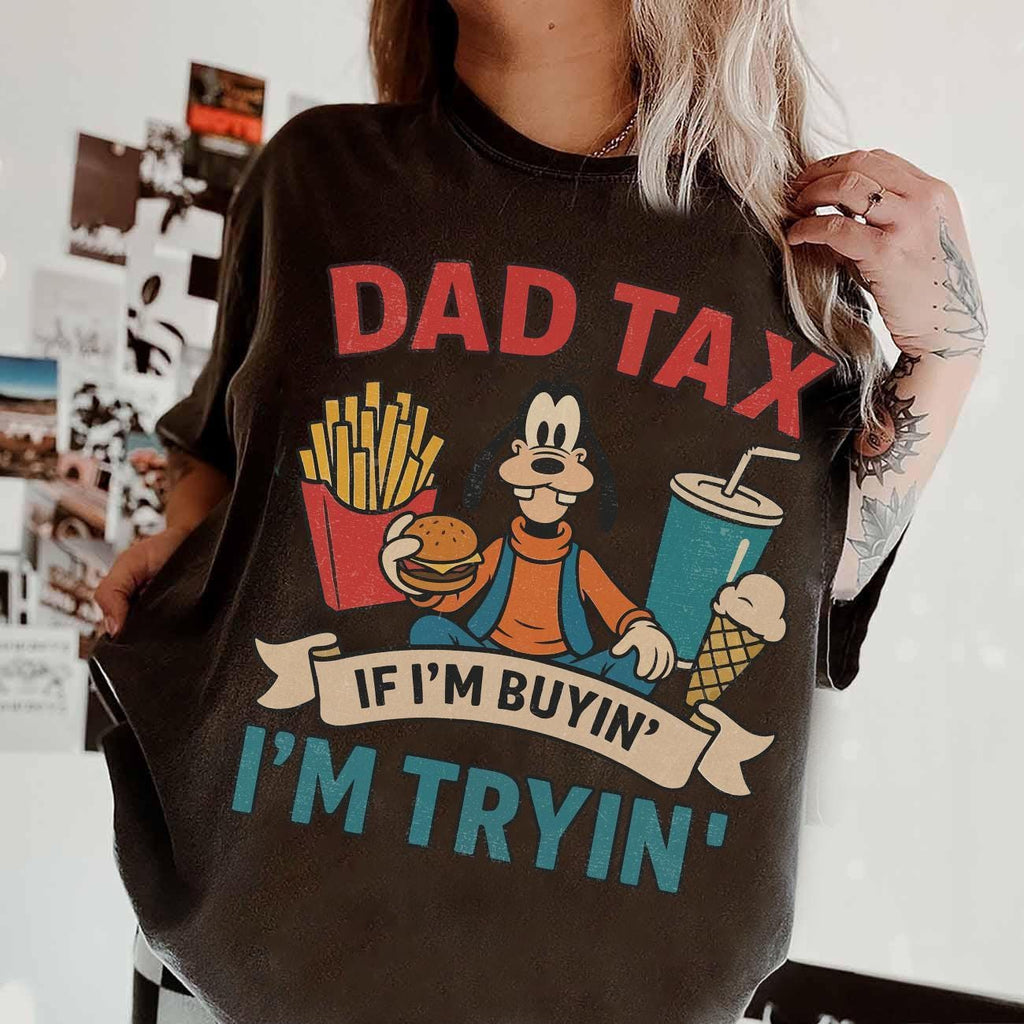 Disney Dad Comfort Colors Goofy Movie Dad Father'S Day Tee Him Daddy Disney Family Trip (3)