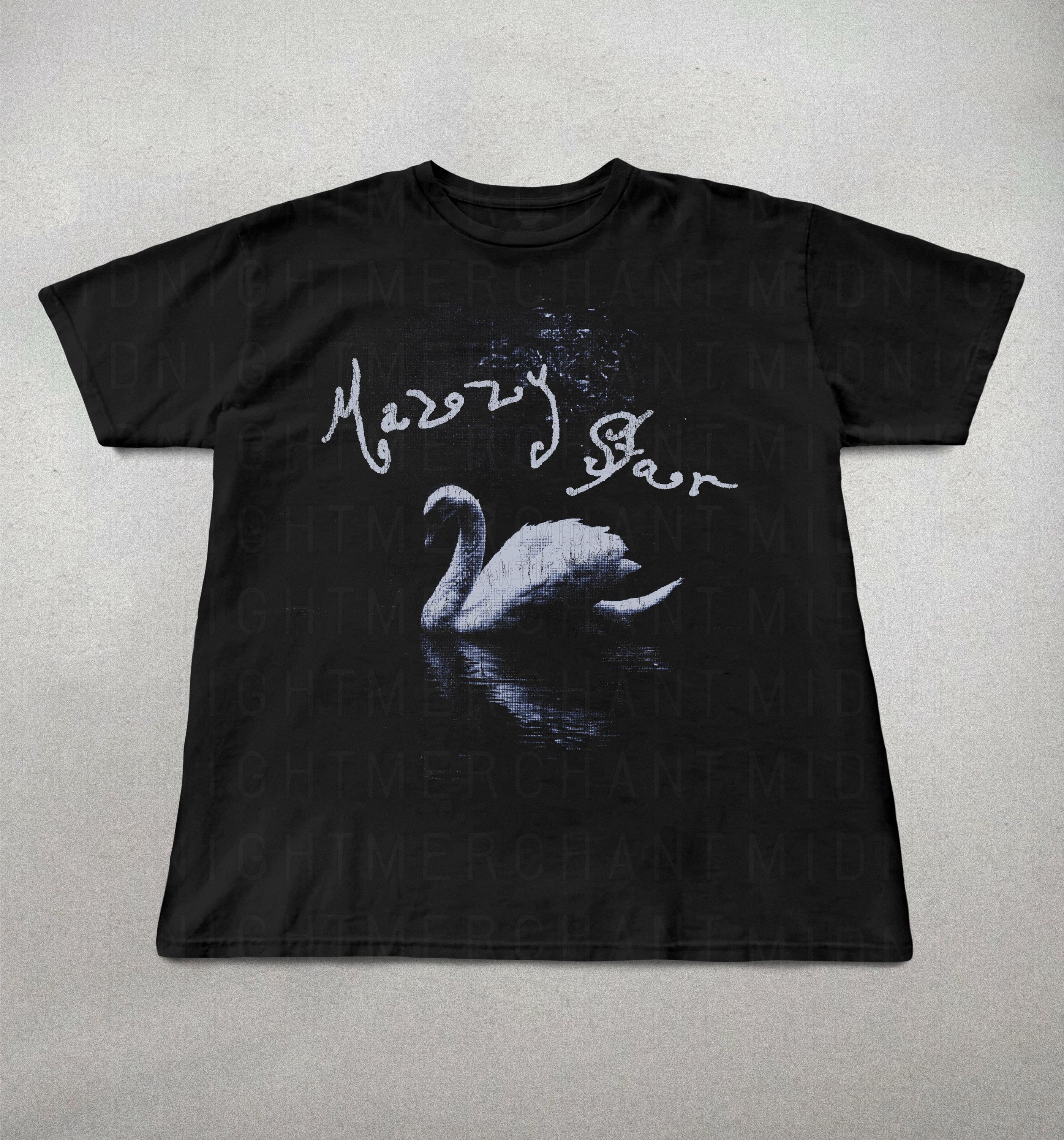 Mazzy Star Swan 90s Band Tees Among Swan Mazzy Star Alt Band Tee Band (3)