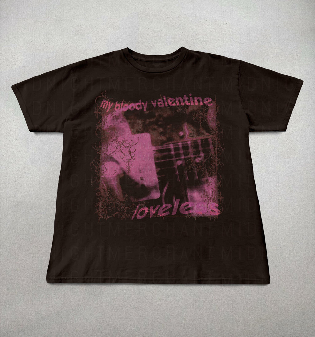 Bloody Valentine Loveless 90s Shoegaze Band Tee 90s Retro Y2k Loveless Tee (3)