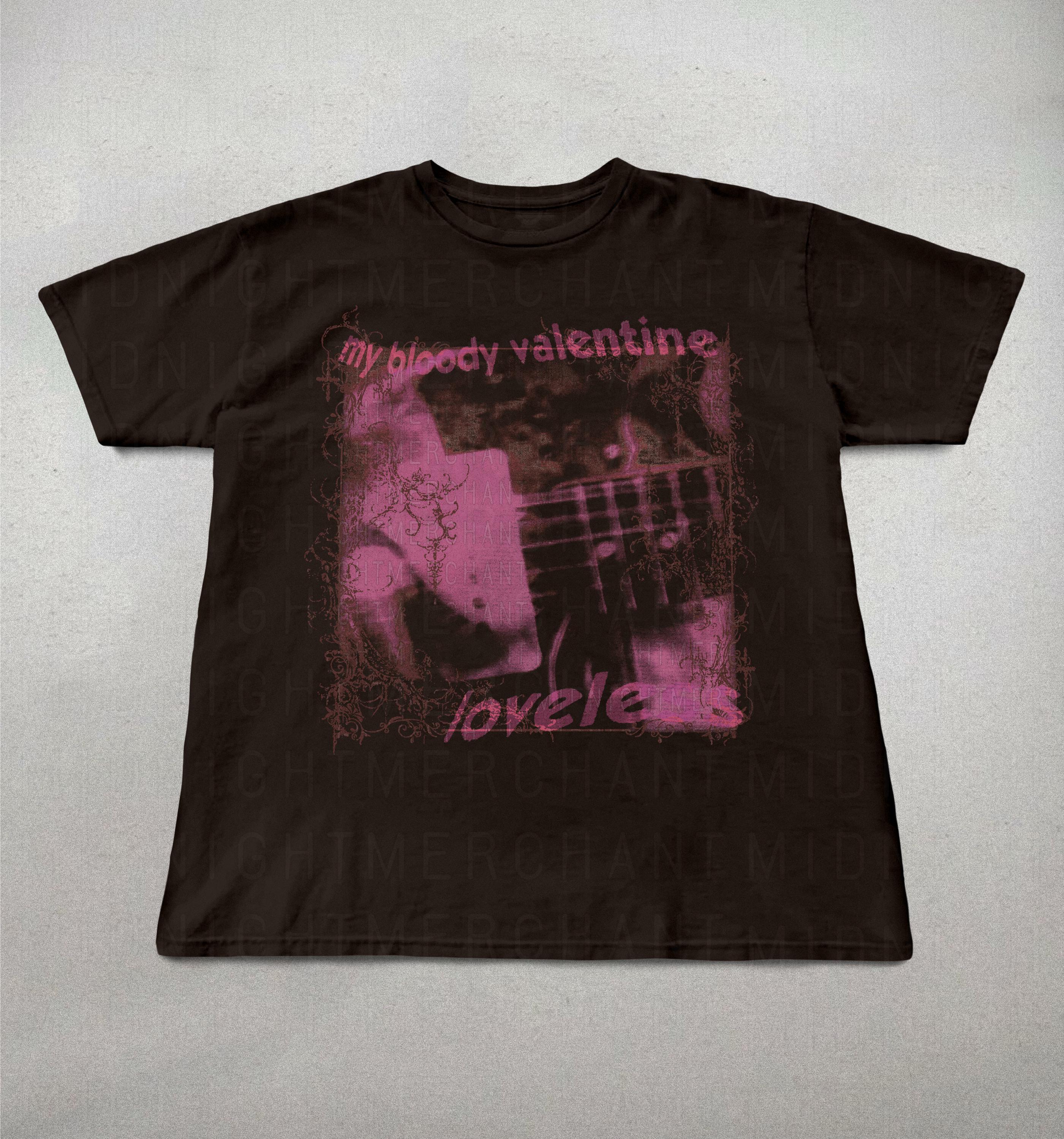 Bloody Valentine Loveless 90s Shoegaze Band Tee 90s Retro Y2k Loveless Tee (3)