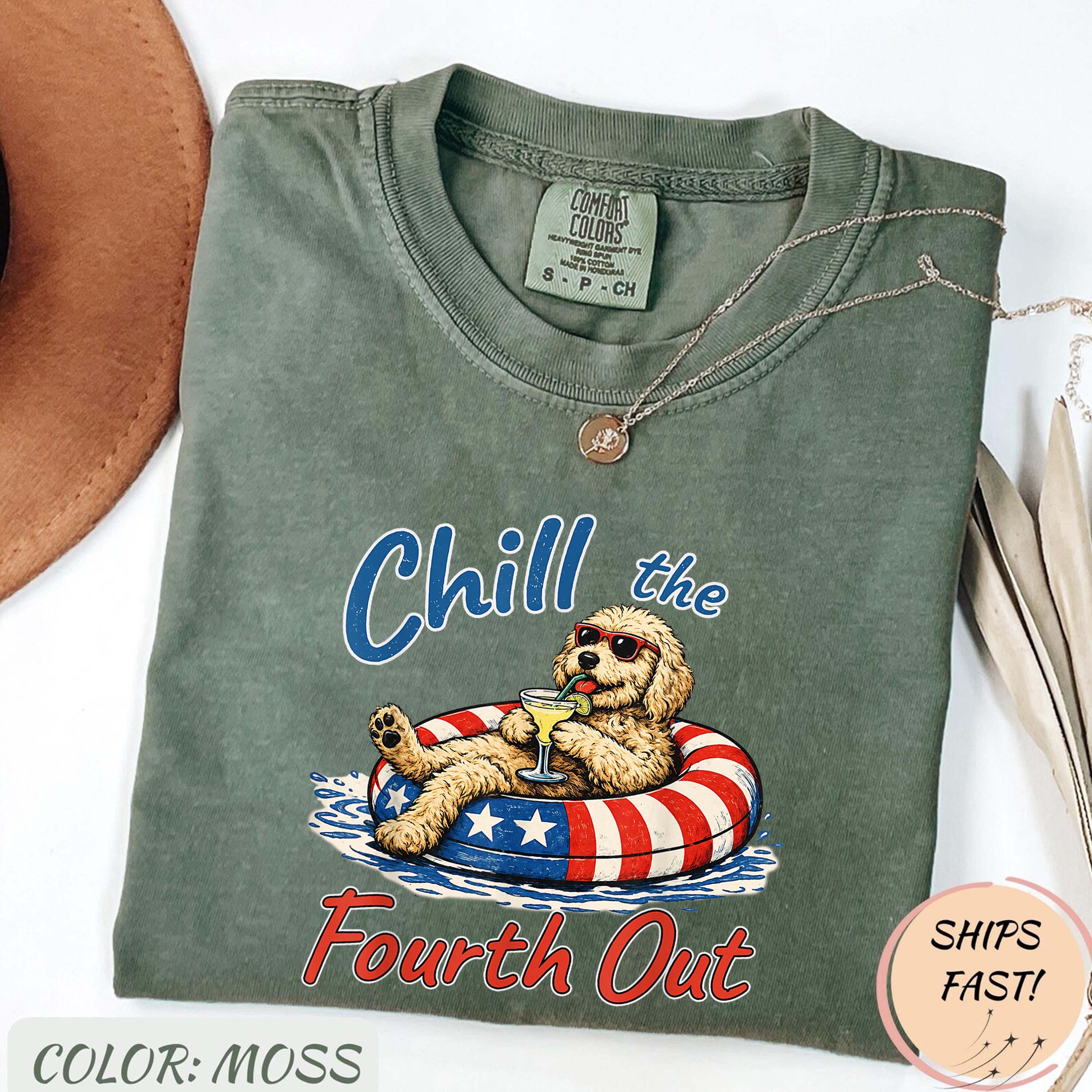 Chill Fourth Goldendoodle Dog Lover Unisex T-shirt, Sweatshirt, Hoodie (3)