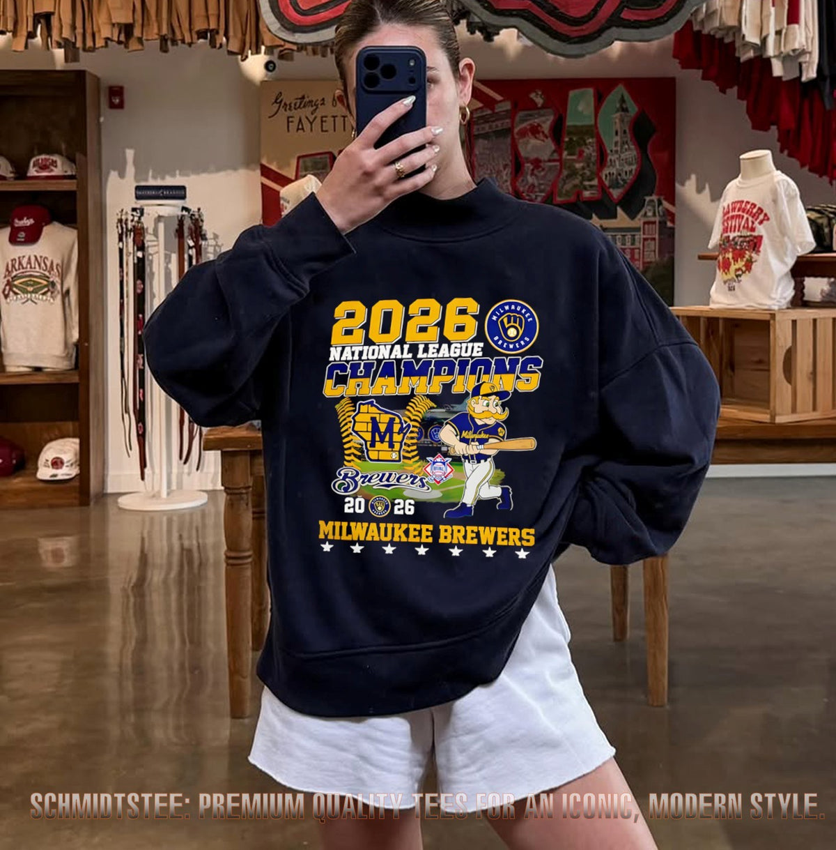 2026 National League Champions Milwaukee Brewers Mascot shirt