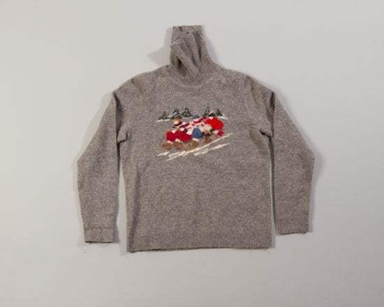 Sledding-Small Christmas Sweater