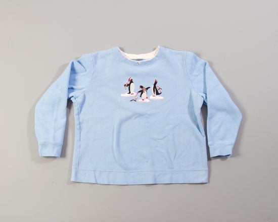 Three Happy Penguins-Large Christmas Sweater