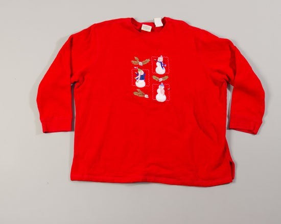 Snowman Bells-Medium Christmas Sweater