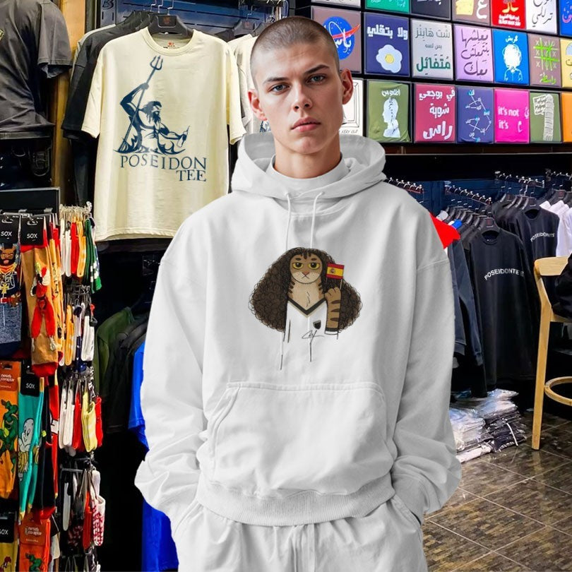 Curly Hair Cucurella Football Cat Meme T-shirt