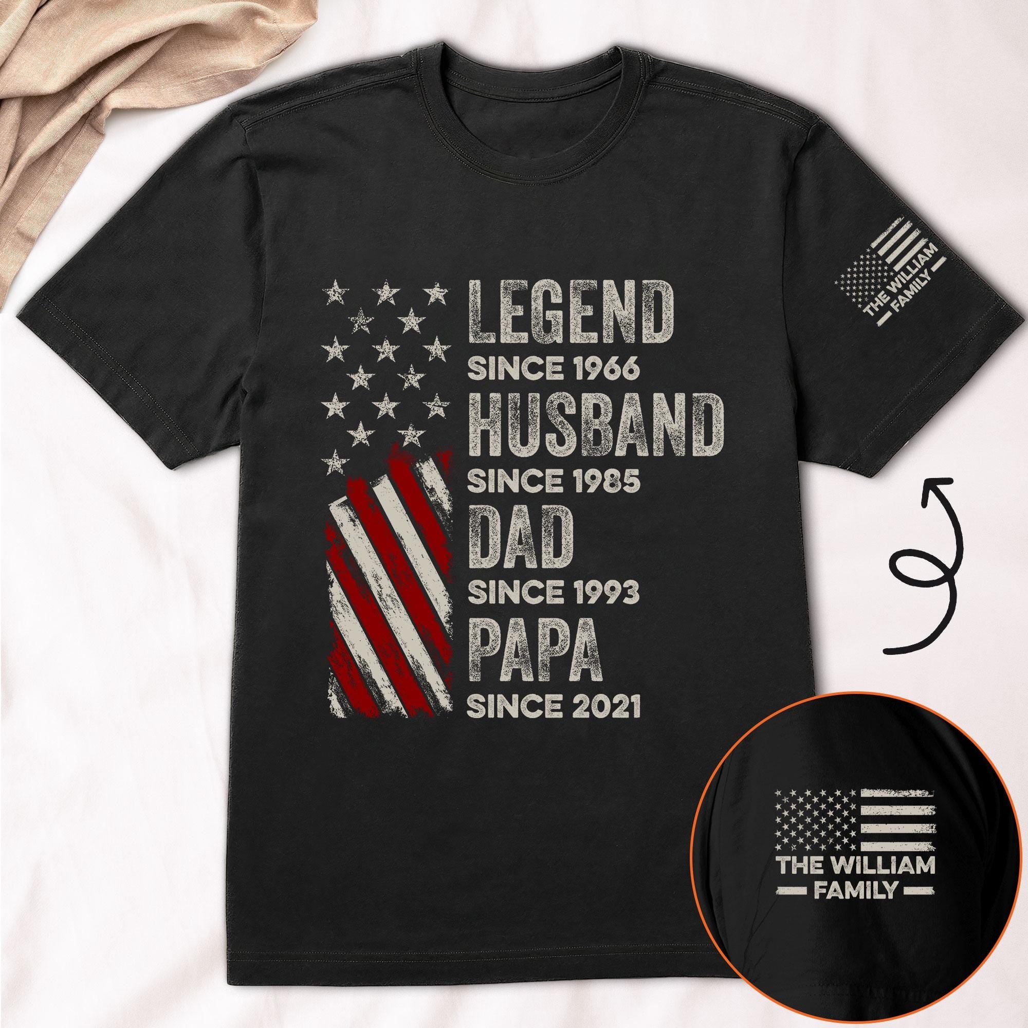 Personalized Legend Husband Dad Grandpa Custom Family Name July 4th Dad Dad America Father'S Day Dad (4)