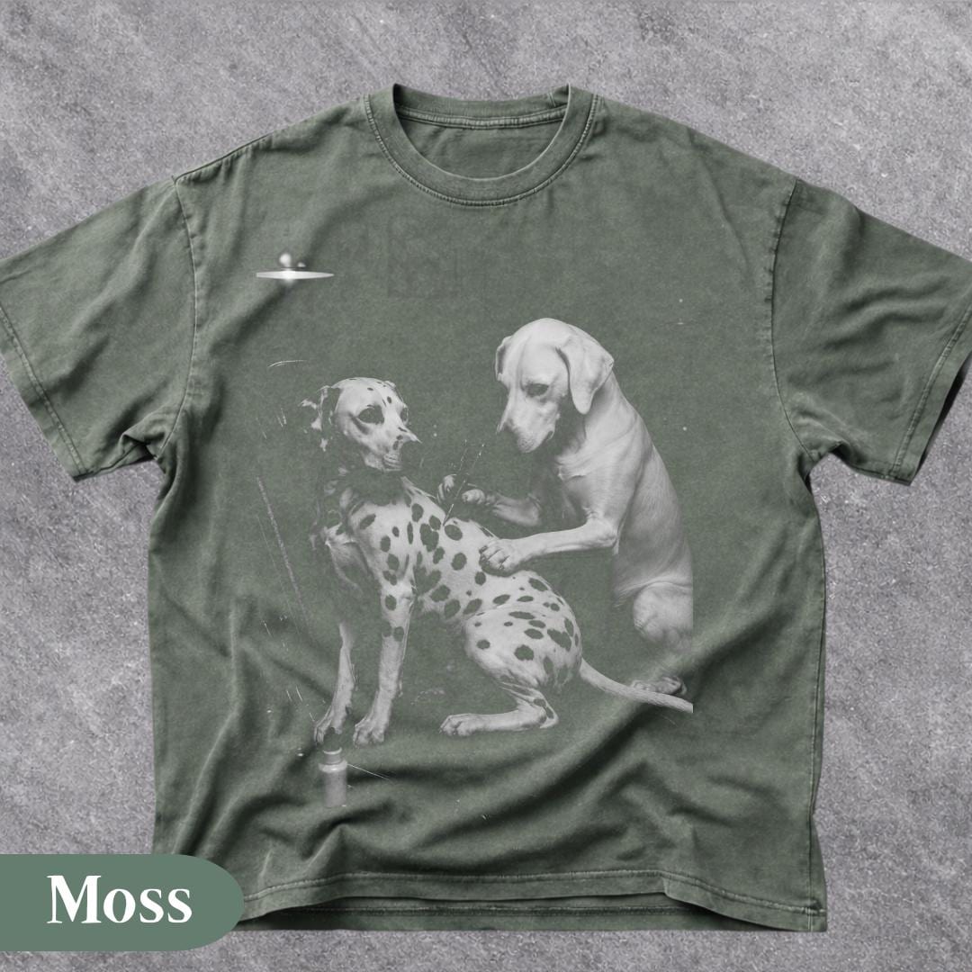 Retro Dalmatian Tattoo Artist Meme Dog Lover Vintage Canine Comfort Colors (4)