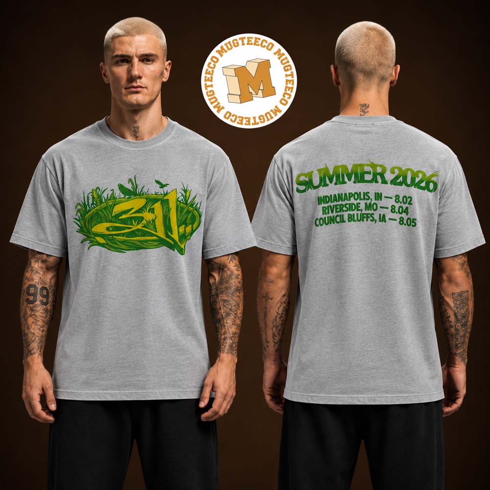 311 Band Summer Tour So Glad You Made It Unisex Grey T Shirt
