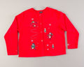 Penguin Slalom-Large Christmas Sweater