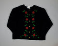 Red Flowers-Medium Christmas Sweater