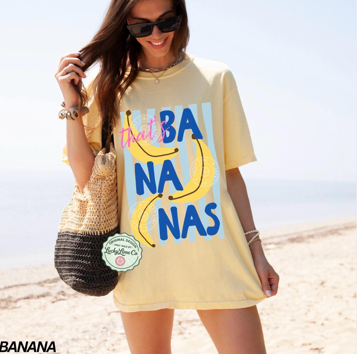 Bananas Summer Fruit Food Pun Retro Banana Summer Comfort Colors (5)