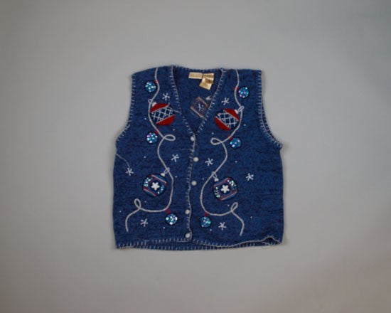 Shimmering Ornaments-Small Christmas Sweater