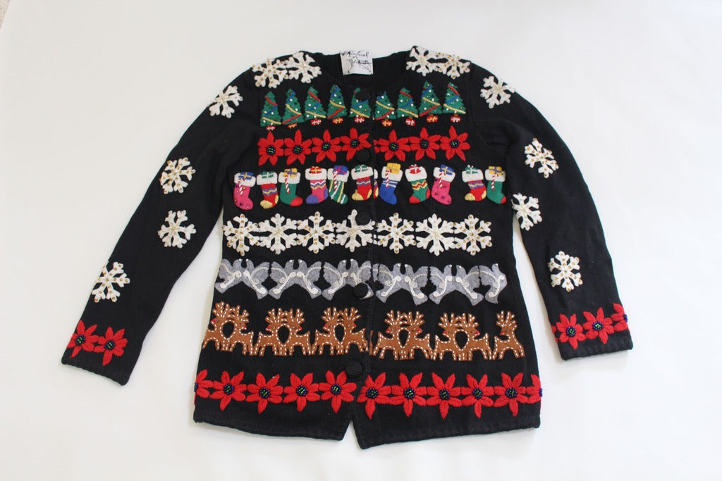 Horizonal Holiday, Small, Christmas sweater