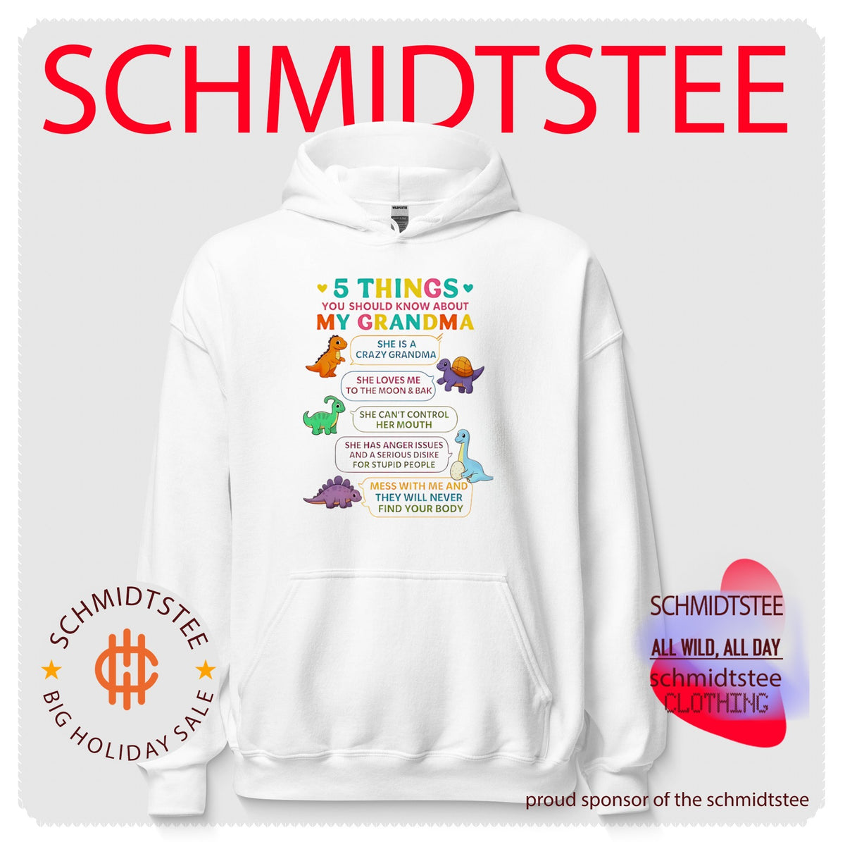 5 Things You Should Know About My Grandma Dinosaur Quote shirt