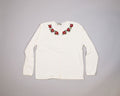 Poinsettia Necklace-Small Christmas Sweater