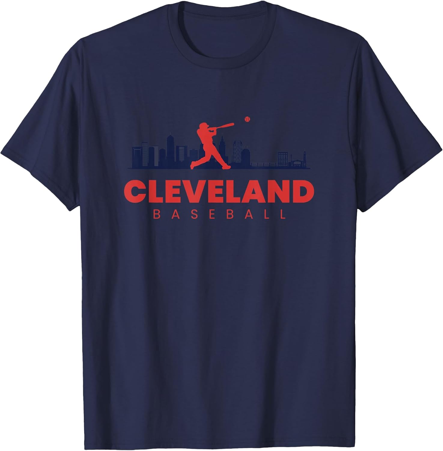 Cleveland Baseball Vintage Minimalist Retro Baseball Lover T-Shirt