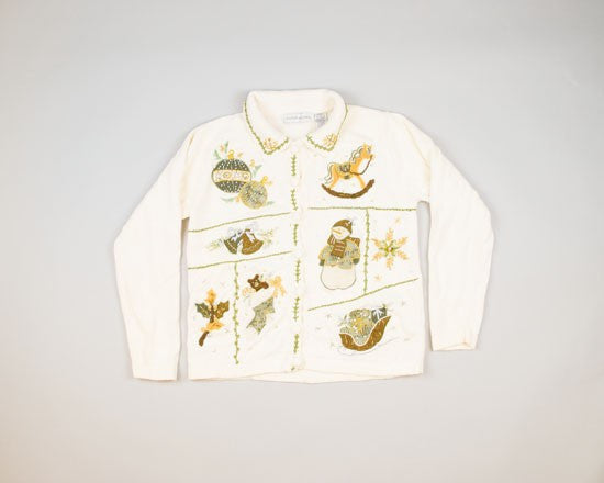 Holiday Elegance-Small Christmas Sweater