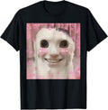 Goofy Ahh Cat Meme Dank Cursed Weirdcore Funny Dank Meme T-Shirt