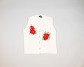 Three Poinsettias-Small Christmas Sweater