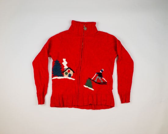 Ski Lodge-Small Christmas Sweater
