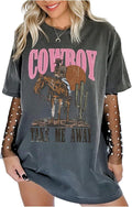 Women's Graphic Tees Short Sleeve Vintage T Shirt Streetwear Country Concert Summer Tops