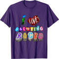 Funny I Love Painting Rocks Gift Cool Painter Men Women Kids T-Shirt