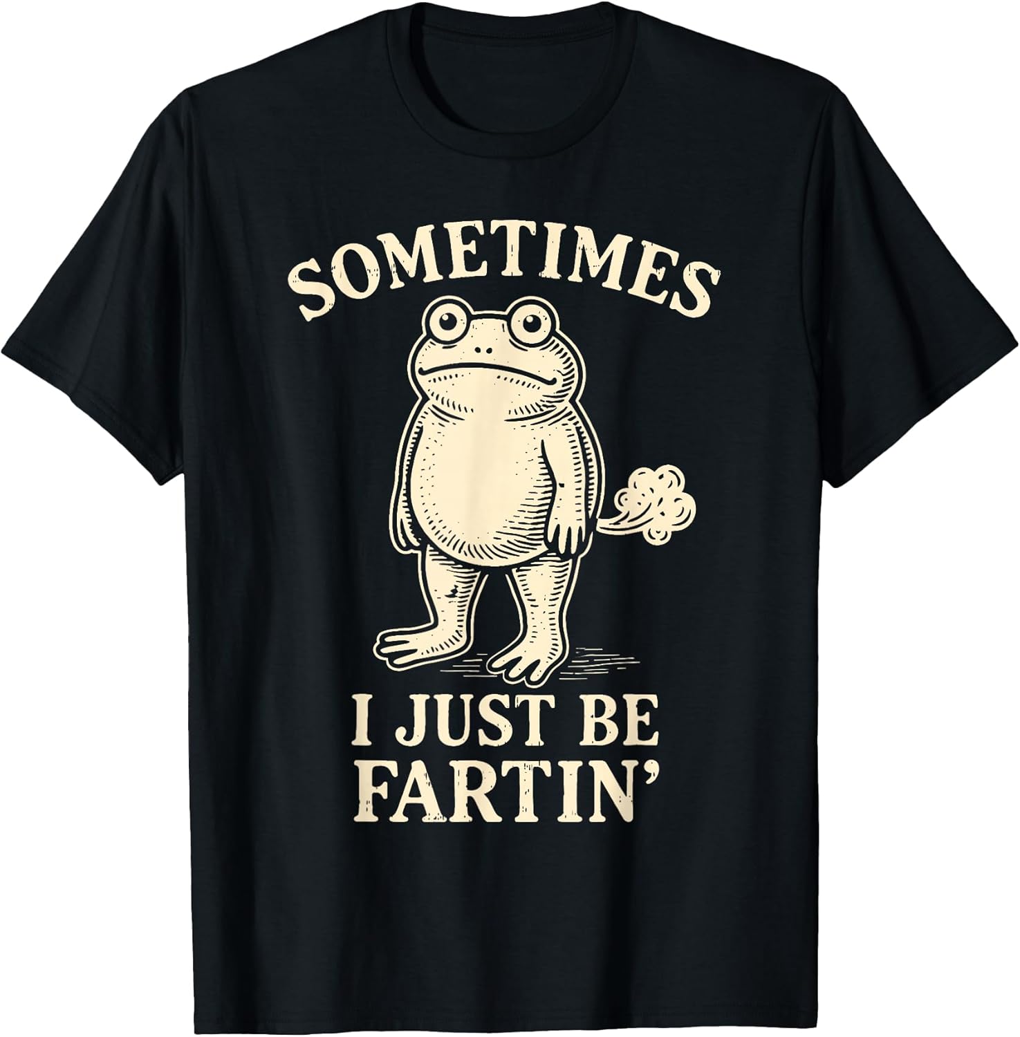 Sometimes I Just Funny Fartin' Frog Meme Funny Adult Humor T-Shirt