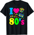 I Love The 80's Eighties Party Dress Retro T-Shirt
